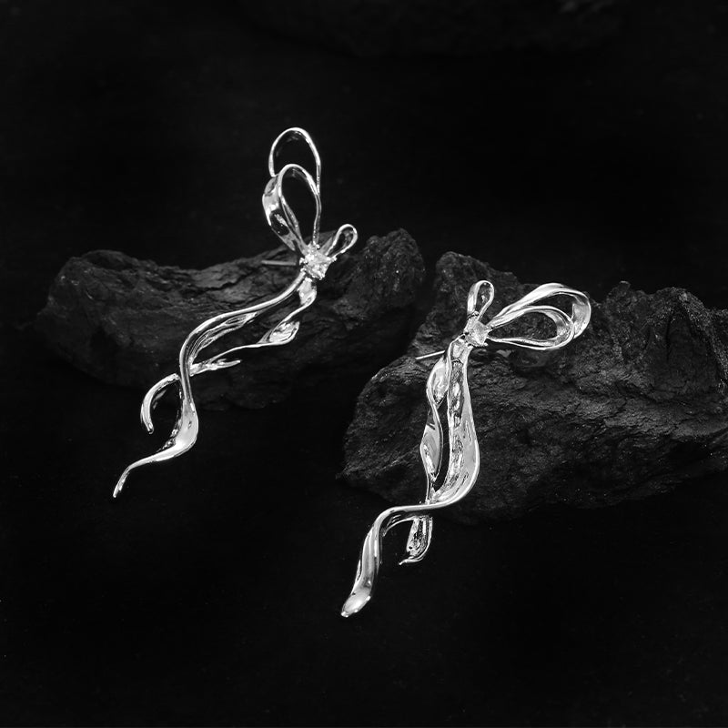 Silver Tide Earrings