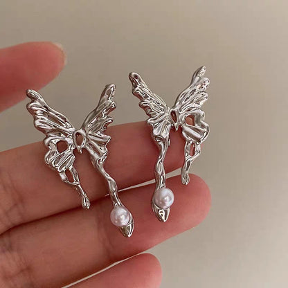 Winged Whisper Butterfly Earrings