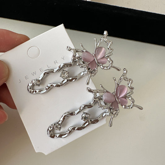 Frosted Fairy Hair Clip - Pink